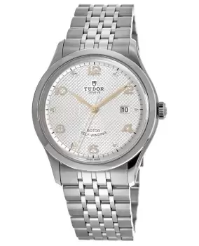 image of Tudor 1926 41mm Silver Diamond Dial Stainless Steel Mens Watch M91650-0003 M91650-0003