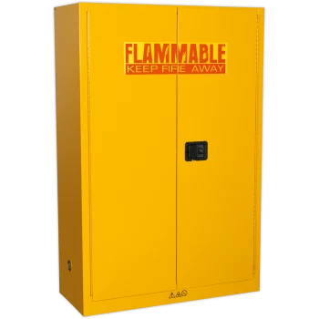 image of Sealey Flammables Storage Cabinet 1095mm 460mm 1655mm