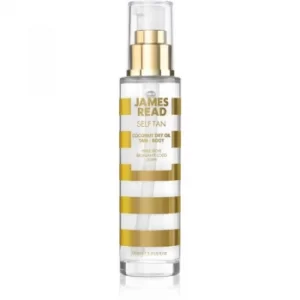 image of James Read Self Tan Self-Tanning Dry Oil Shade Light/Medium 100ml