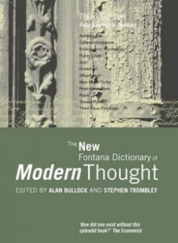 Image of The New Fontana Dictionary of Modern Thought by Alan Bullock Paperback