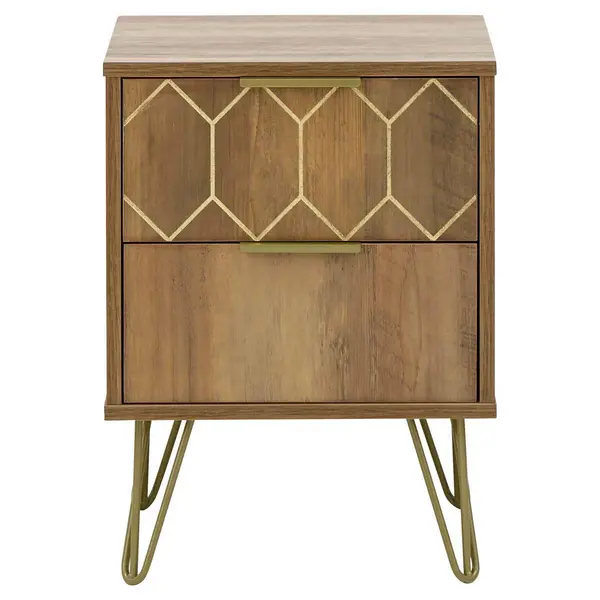 Image of GFW Orleans 2 Drawer Bedside Mango