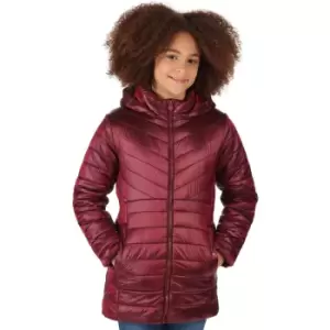 image of Regatta Girls Babette Padded Long Insulated Coat 13 Years - Chest 79-83cm (Height 153-158cm)