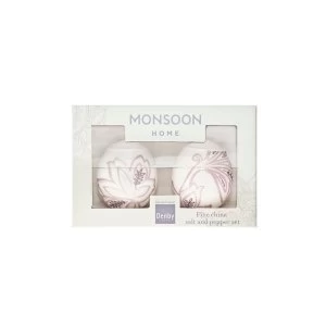 image of Denby Monsoon Chantilly Salt and Pepper Pots