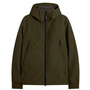 Image of CP COMPANY Goggle Softshell Jacket - Ivy Green 683