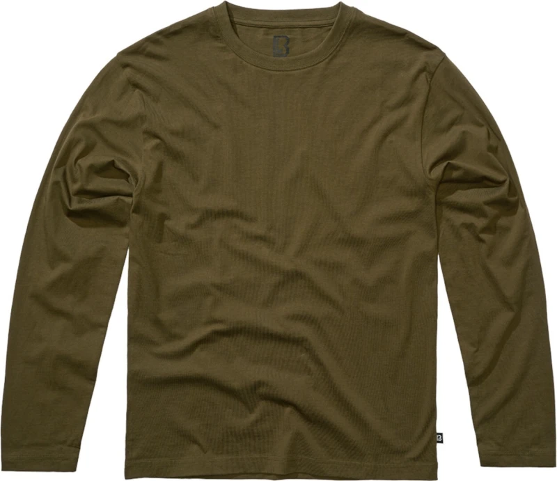 Image of Brandit Long sleeve T-Shirt Brandit Premium Vert Male 7XL