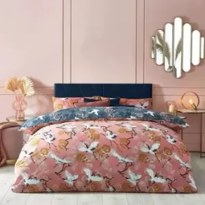 Image of Furn Demoiselle Botanical Duvet Cover Set (Double) (Blush) - Blush