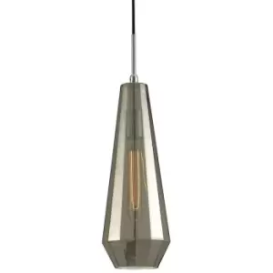 Image of Suspension Markus Chrome polished 1 bulb 57cm