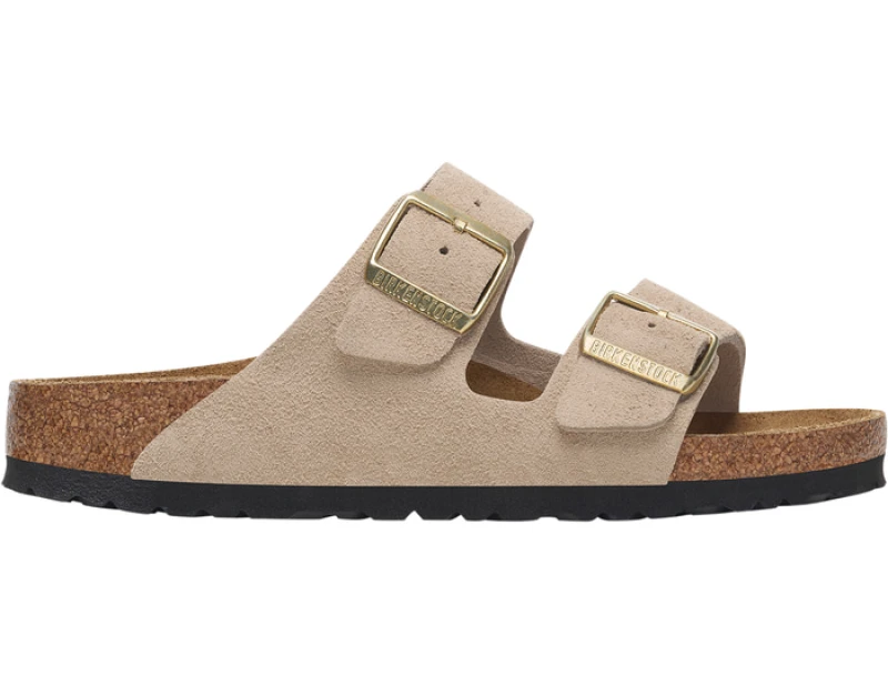 Image of Birkenstock Arizona Suede Leather Brown 36