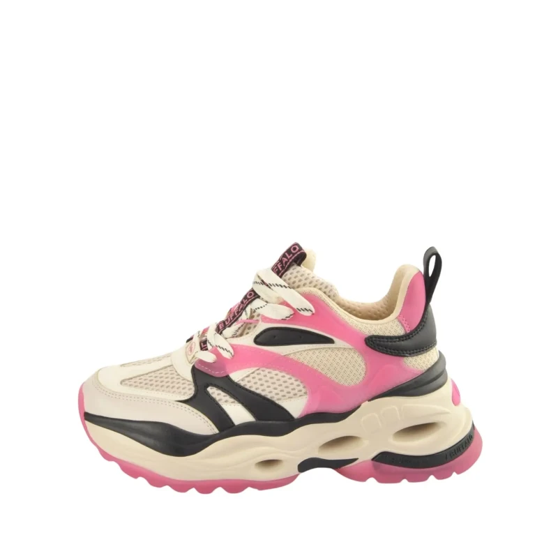 Image of Buffalo Womens Trainers Buffalo Triplet M - Vegan Nubuck Blanc Female 40