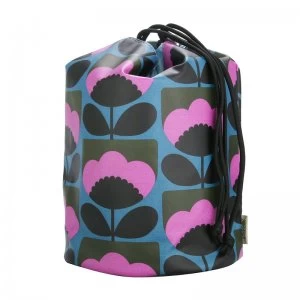 image of Orla Kiely Spring Bloom Barrel Wash Bag