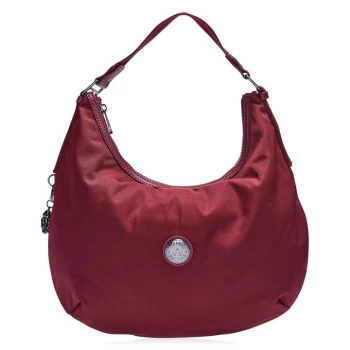 Image of Kipling Galya Medium Shoulder Bag Elevated Wine