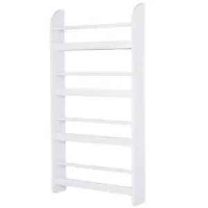 image of Homcom Magazine Holder White 590 x 120 x 1,130 mm