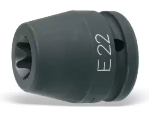 image of Beta Tools 728FTX 3/4" Square Drive Torx Impact Socket E20 007280420