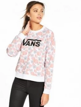 Image of Vans Poppy Dream Crew Sweat Pink Size XS Women