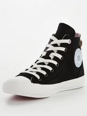 Converse Chuck Taylor All Star Hi, Black, Size 5, Women