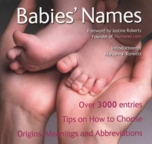 Image of Babies Names by Justine Roberts Paperback