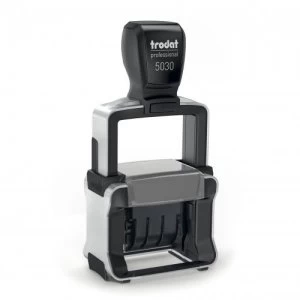 image of Trodat Professional Dater Stamp 24x4mm Black ink