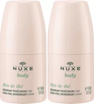 Nuxe Body Reve De The Fresh Feel Deodorant 2x50ml