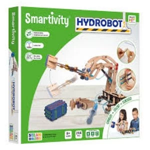 Image of Smartivity Pump it Move it Hydraulic Crane Construction Set