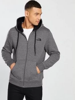 Image of The North Face Open Gate Full Zip Hoodie Medium Grey Heather Size L Men