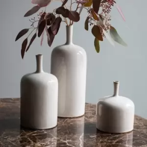 Image of Set of 3 Balcombe Ornaments White