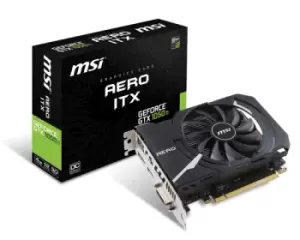 Image of MSI GTX 1050 Ti AERO ITX 4G OC NVIDIA GeForce GTX 1050 Ti 4GB GDDR5