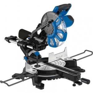 Image of Draper SMS250B Sliding Compound Mitre Saw 250mm 240v