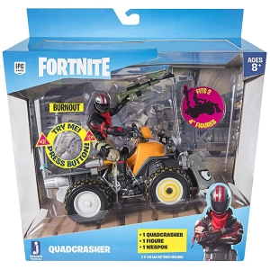 image of Quadcrasher With Burnout Vehicle Fortnite Figure Set