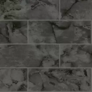 Image of Holden Decor Odeon Marble Tile Charcoal