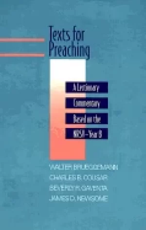 Image of texts for preaching a lectionary commentary based on the nrsv vol 2 year b