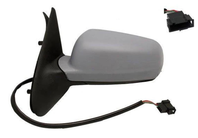 Image of ALKAR 6125070 Wing mirror Left, Electric, Aspherical, primed Outside Mirror (50)