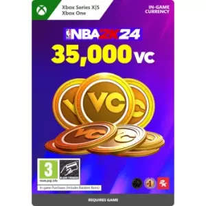 Image of NBA 2K24 35,000 VC Xbox One Series X Digital Voucher