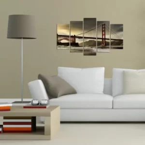 Image of 5PMX-127 Multicolor Decorative MDF Painting (5 Pieces)