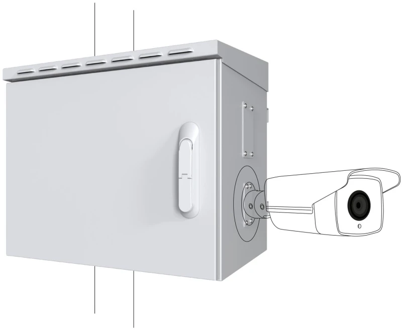 Image of Lanview RCCTV005 rack cabinet 0U White