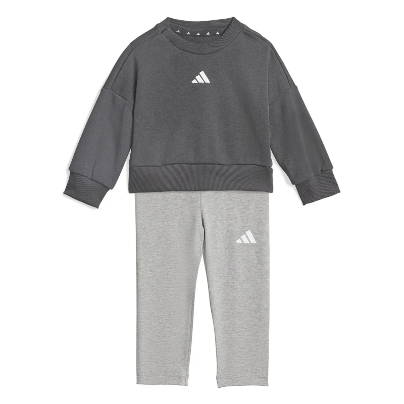Image of Adidas Baby sweatshirt and jogger pants set adidas Gris Unisex 12/18 monthes
