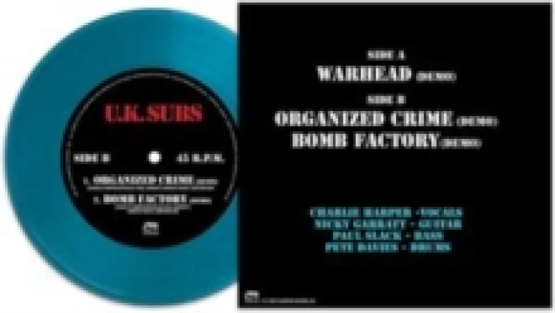 Image of UK Subs Warhead (Vinyl) 7 Single Coloured Vinyl