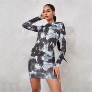 Missguided Tie Dye Bodycon Mini Dress - Multi