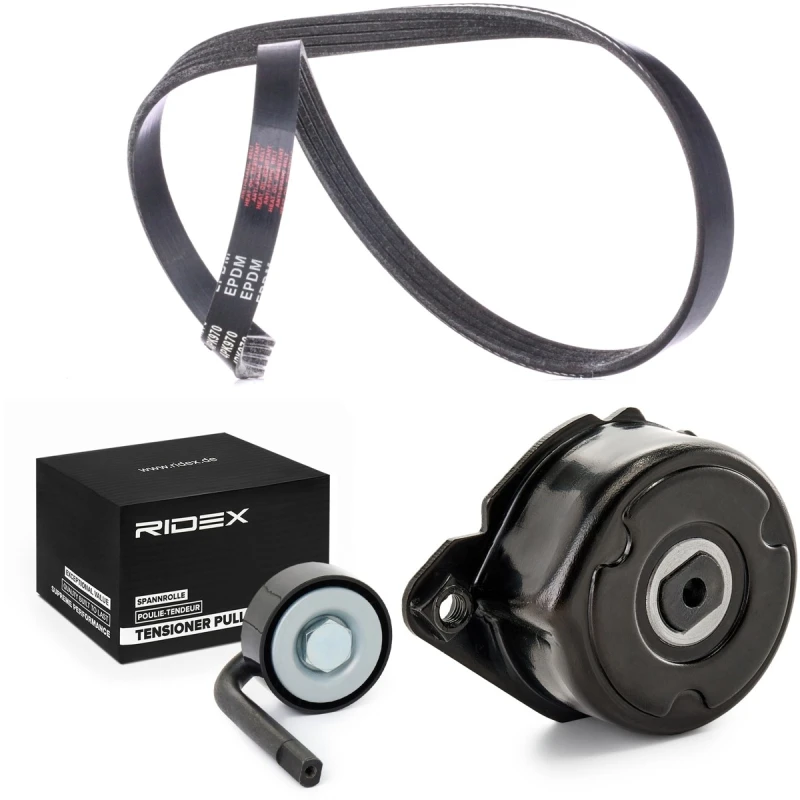 Image of RIDEX 542R0273 V-ribbed belt set V-Ribbed Belt Set (542)