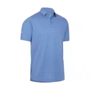 image of Callaway Soft TOUCH MICRO PRINT POLO AMPARO BL HTR - XXL