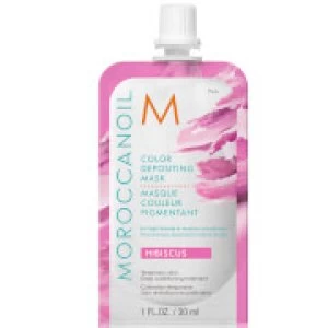 Image of Moroccanoil Color Depositing Mask 30ml (Various Shades) - Hibiscus