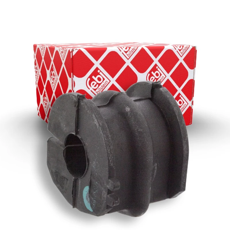 Image of FEBI BILSTEIN 34068 Stabilizer Bushes Rear Axle, Rubber Rubber Anti-roll Bar Bush Kit (1334)