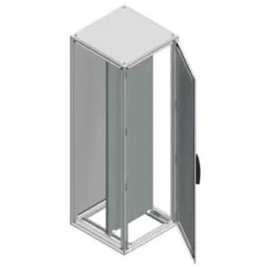 Image of Schneider Electric NSYS Steel, Single Door Floor Standing Enclosure, 2000 x 800 x 500mm, IP55