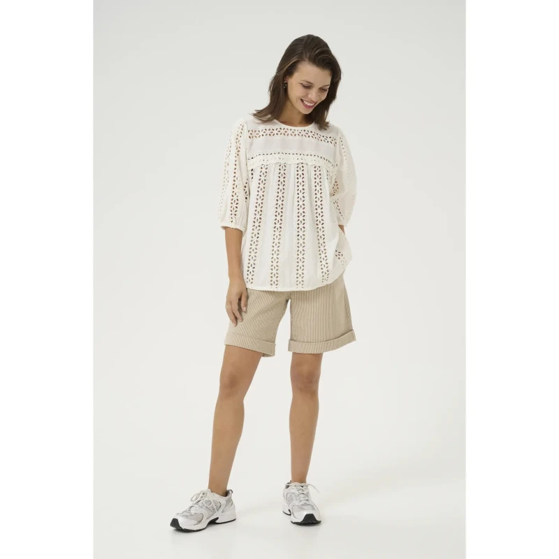 Image of Kaffe Womens blouse KAFFE Randy Blanc Female 44