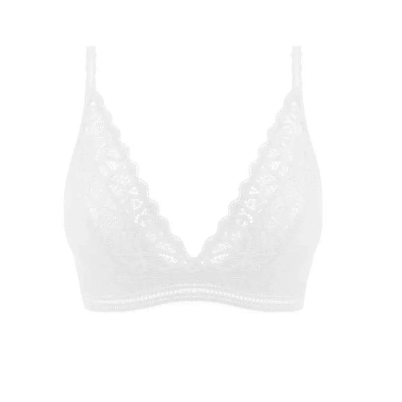 Image of Wacoal Womens non-wired bra Wacoal Raffine Blanc Female XL
