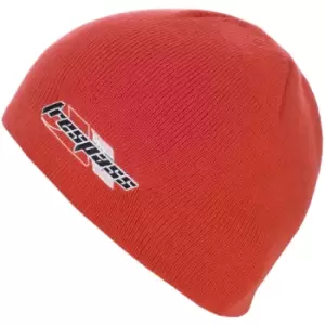 Image of Trespass Childrens Boys Robot Winter Knitted Hat (5/7 Years) (Fire)