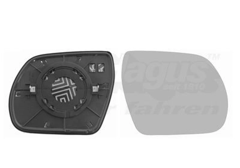 Image of VAN WEZEL Wing mirror glass VAN WEZEL 8268838