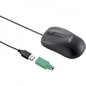 Image of Fujitsu M530 USB WiFi mouse Laser PS2 connection Black