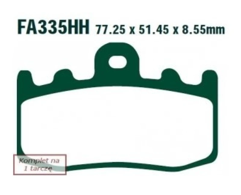 Image of EBC Brakes Brake pad set EBC Brakes FA335HH