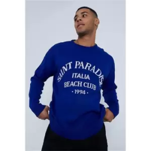 image of I Saw It First Royal Blue Saint Paradise Jumper - Blue