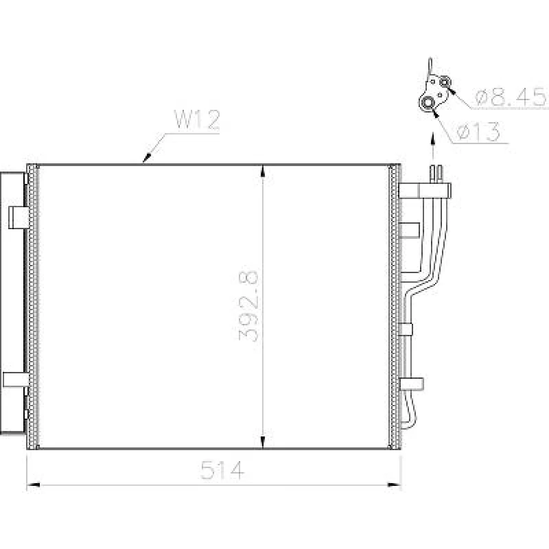 Image of Air conditioning condenser DIEDERICHS DCC1902